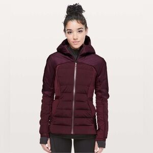 lululemon athletica Burgundy Puffer Jacket